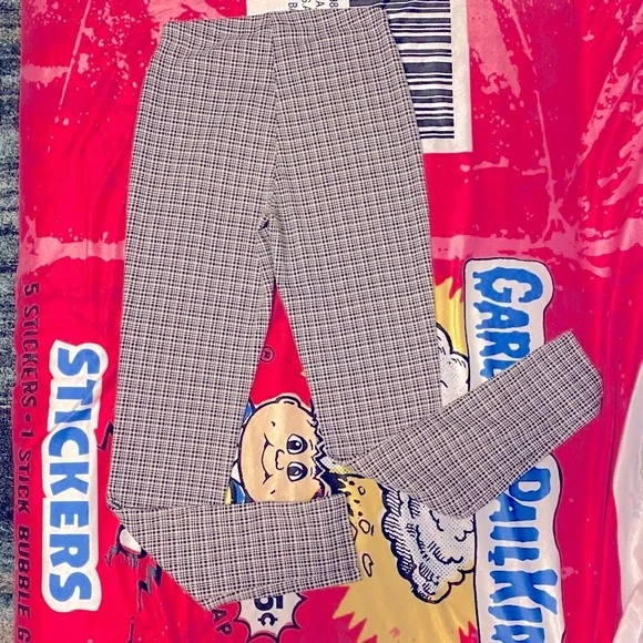 Express | PLAID LEGGINGS - Picture 5 of 11